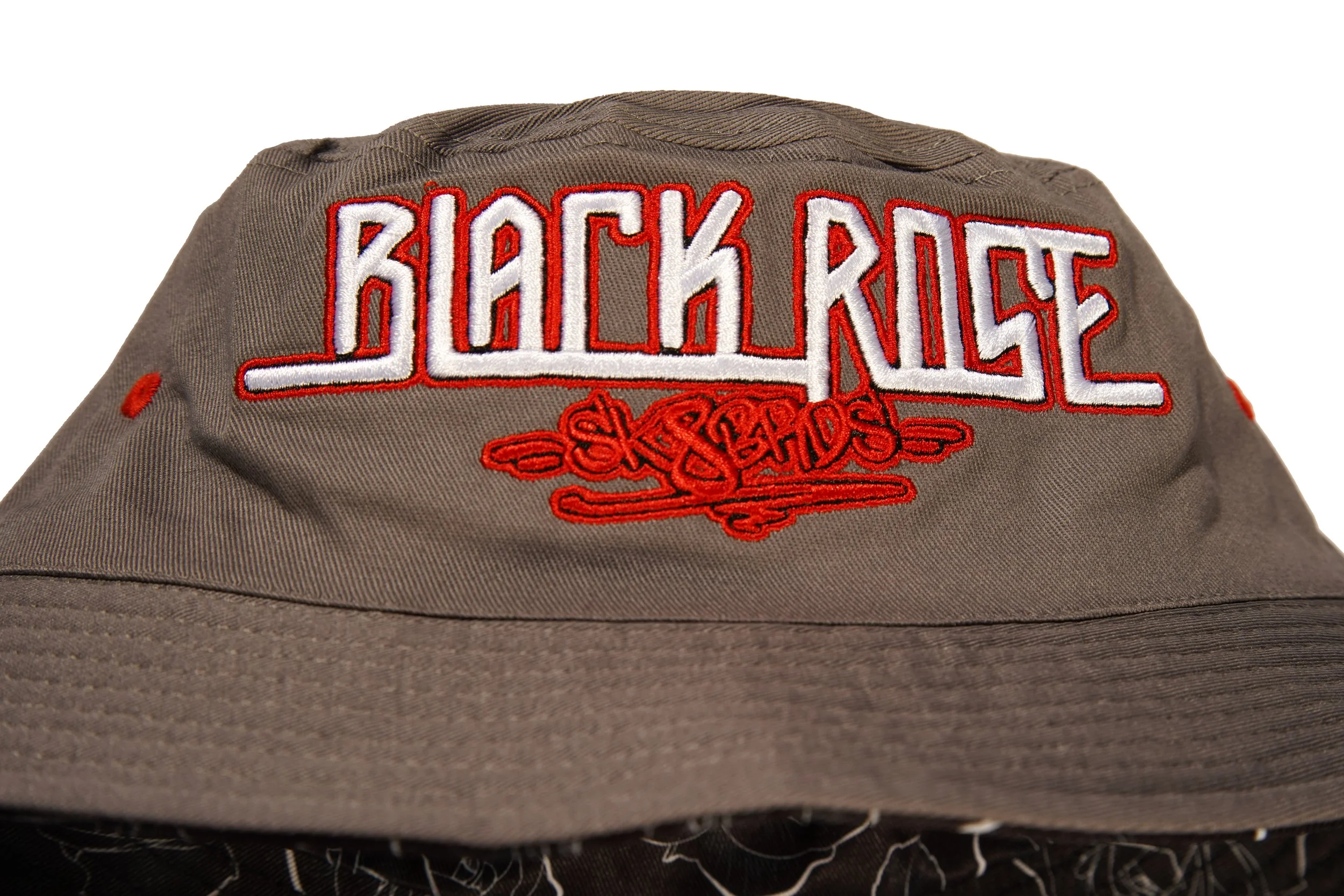 Roses Reversible Bucket Hat — Black Rose Sk8boards